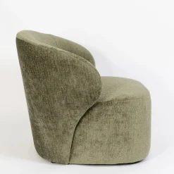 GigiandTom Peacock Chenille Accent Chair Green| Furniture, Mirrors & Lighting