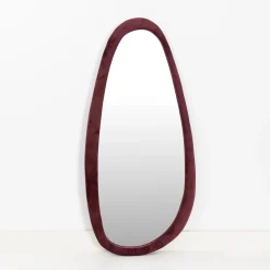 GigiandTom Pebble Velvet Full Length Mirror Oxblood| Furniture, Mirrors & Lighting