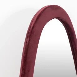 GigiandTom Pebble Velvet Full Length Mirror Oxblood| Furniture, Mirrors & Lighting