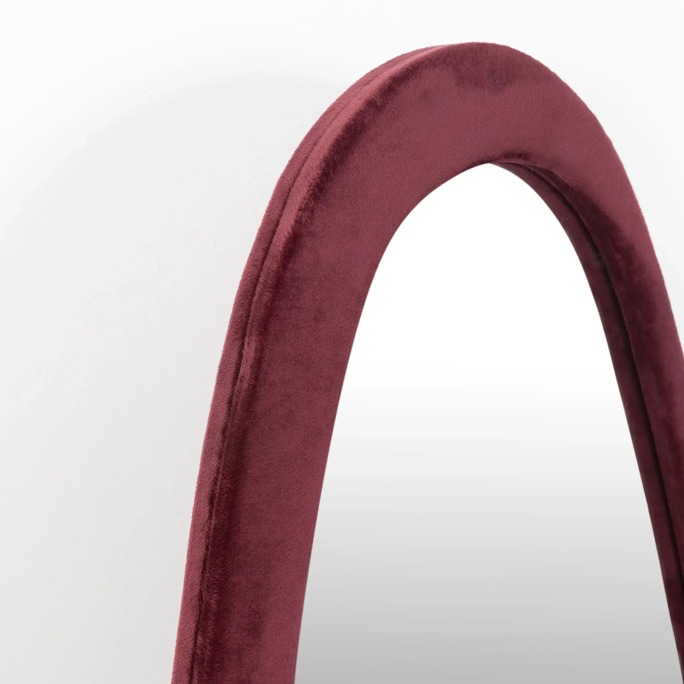 GigiandTom Pebble Velvet Full Length Mirror Oxblood| Furniture, Mirrors & Lighting