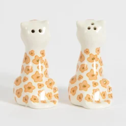 GigiandTom Purrfect Ceramic Salt & Pepper Shakers| Kitchen & Dining