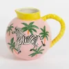 GigiandTom Ra-ra Zebra Ceramic Drink Pitcher| Kitchen & Dining