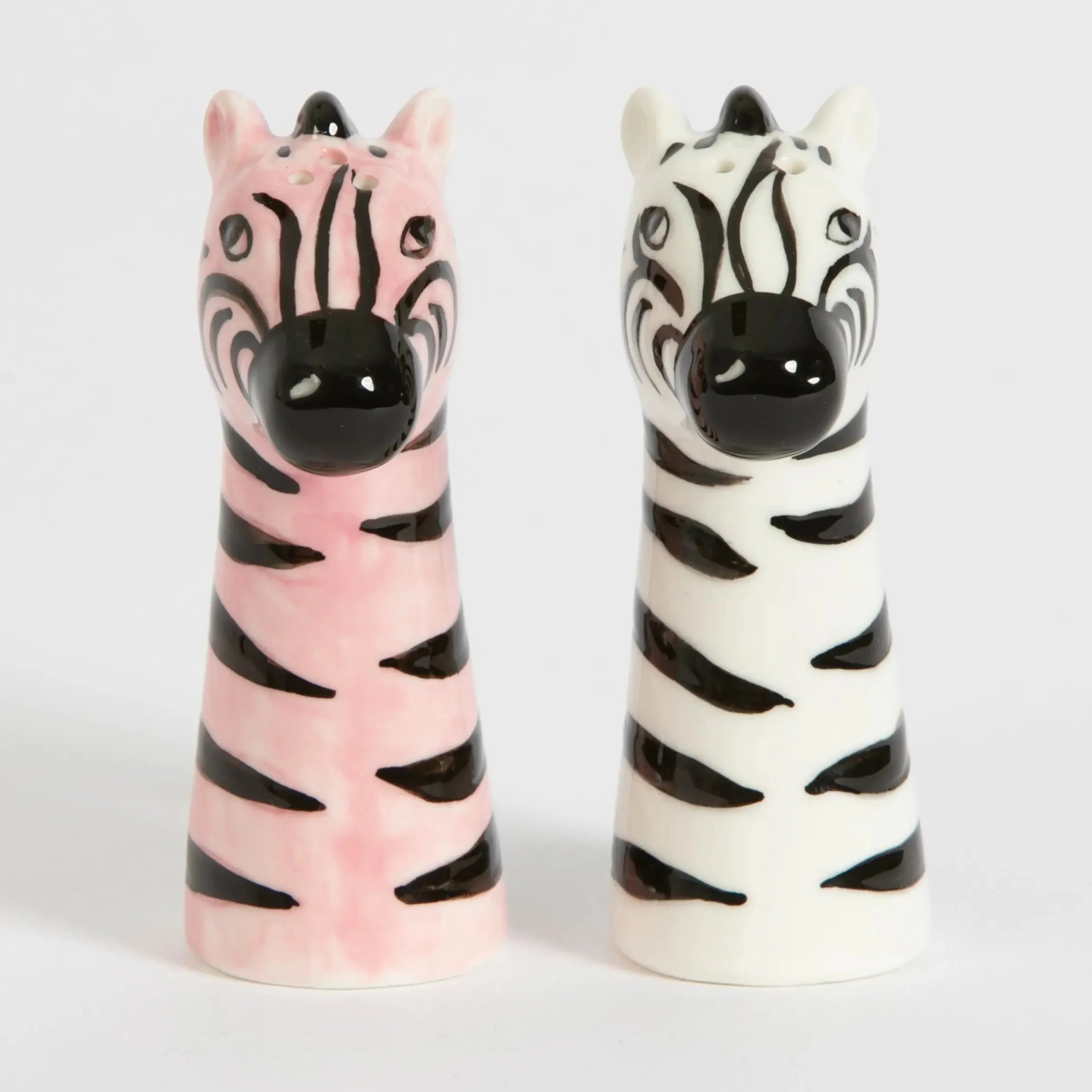 GigiandTom Ra-ra Zebra Ceramic Salt & Pepper Shakers| Kitchen & Dining