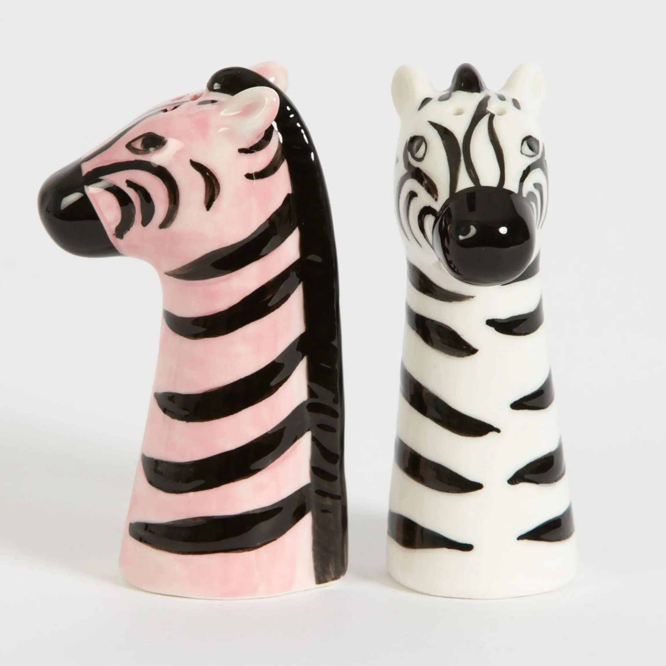 GigiandTom Ra-ra Zebra Ceramic Salt & Pepper Shakers| Kitchen & Dining