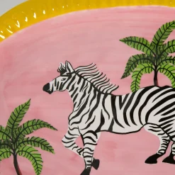 GigiandTom Ra-ra Zebra Ceramic Serving Platter| Kitchen & Dining