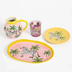 GigiandTom Ra-ra Zebra Ceramic Serving Platter| Kitchen & Dining