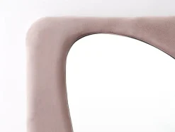 GigiandTom Ripples Velvet Full Length Mirror Mushroom| Furniture, Mirrors & Lighting