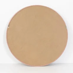GigiandTom Round Boucle Wall Mirror Dusty Rose| Furniture, Mirrors & Lighting