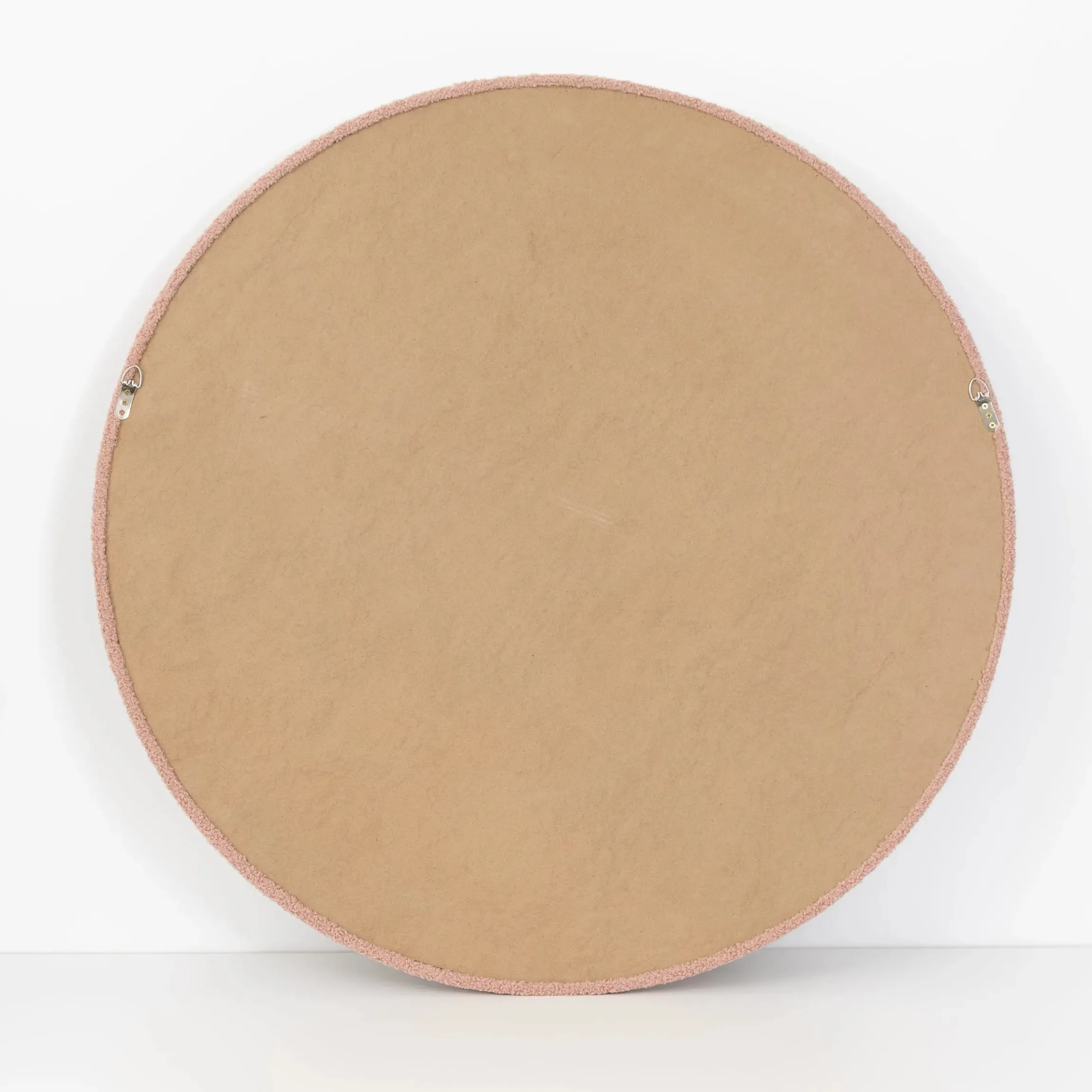 GigiandTom Round Boucle Wall Mirror Dusty Rose| Furniture, Mirrors & Lighting