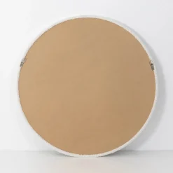 GigiandTom Round Boucle Wall Mirror White| Furniture, Mirrors & Lighting