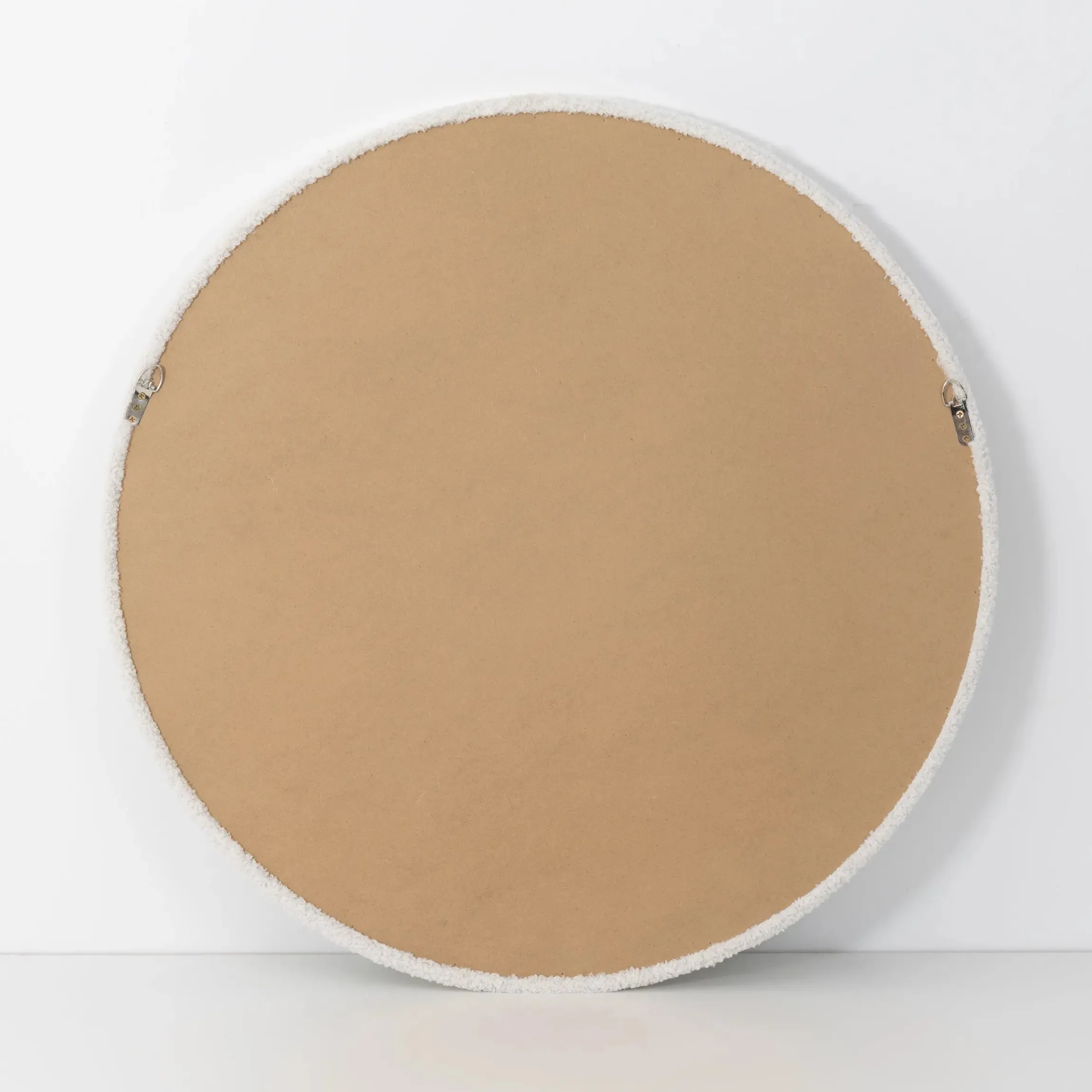 GigiandTom Round Boucle Wall Mirror White| Furniture, Mirrors & Lighting