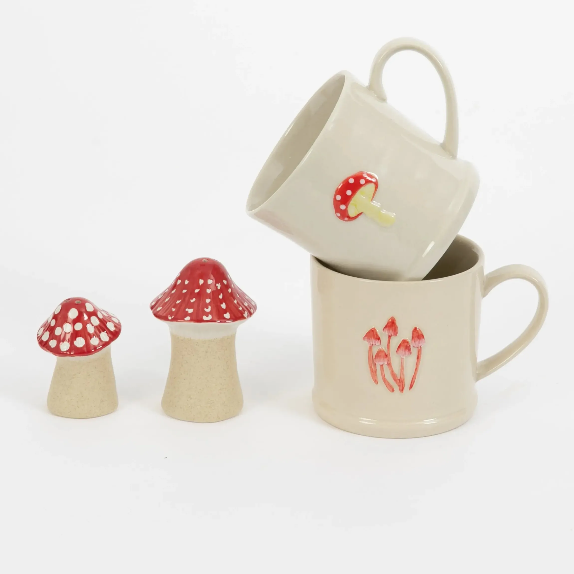 GigiandTom Shroomie Ceramic Salt & Pepper Shakers| Kitchen & Dining