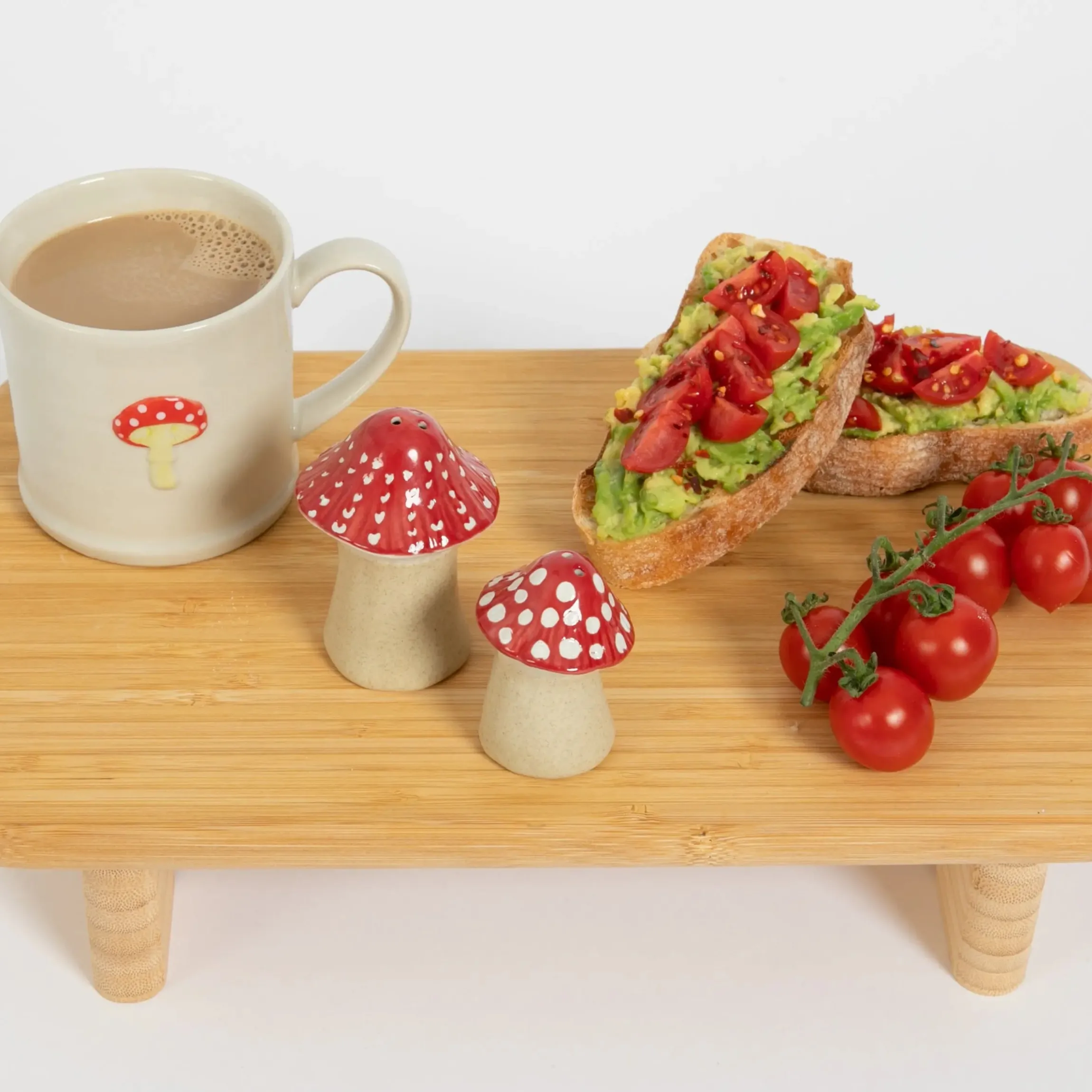 GigiandTom Shroomie Ceramic Salt & Pepper Shakers| Kitchen & Dining