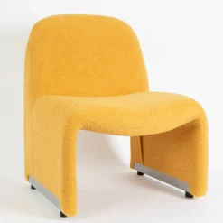 GigiandTom Sling Boucle Lounge Chair Mustard| Furniture, Mirrors & Lighting