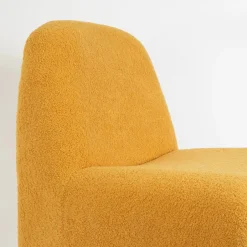 GigiandTom Sling Boucle Lounge Chair Mustard| Furniture, Mirrors & Lighting