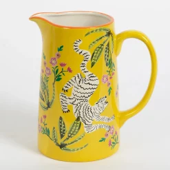 GigiandTom Tigress Ceramic Drink Pitcher| Kitchen & Dining