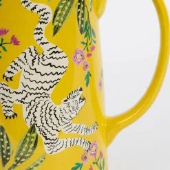 GigiandTom Tigress Ceramic Drink Pitcher| Kitchen & Dining