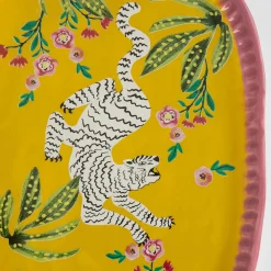 GigiandTom Tigress Ceramic Serving Platter| Kitchen & Dining